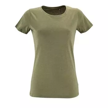 Футболка женская REGENT FIT WOMEN меланж хаки, размер S