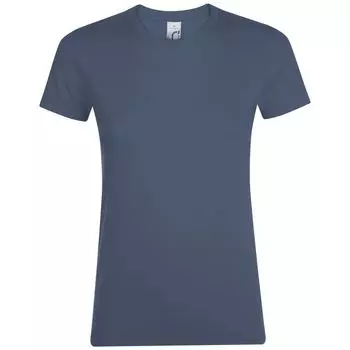 Футболка женская REGENT WOMEN синий джинс, размер S