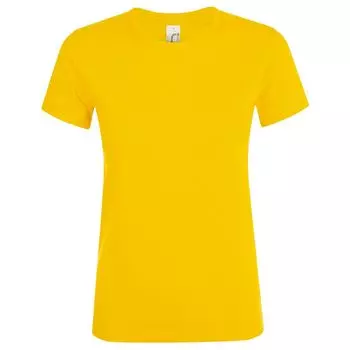 Футболка женская REGENT WOMEN желтая, размер L