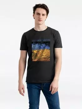 Футболка «Злачное место», черная, размер L