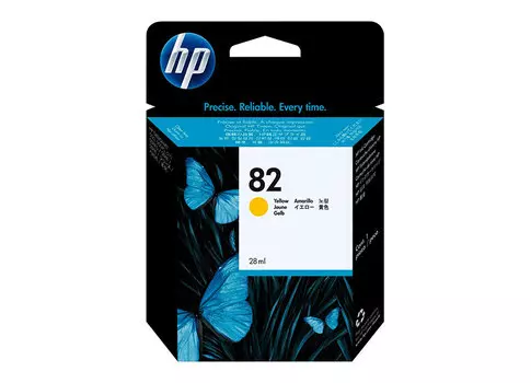 HP 82 Yellow 28 мл (CH568A)