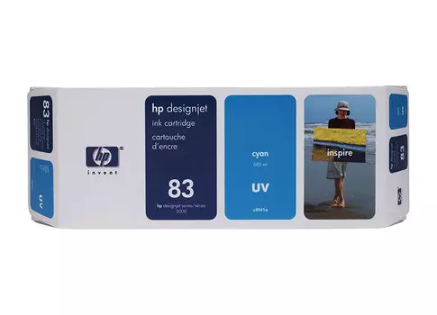 Картридж_DesignJet 83 Cyan 680 мл (C4941A)