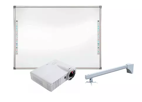 Интерактивная доска DonView DB-82 IND-H03 + проектор Infocus INV30 + крепление для проектора Wize WTH140