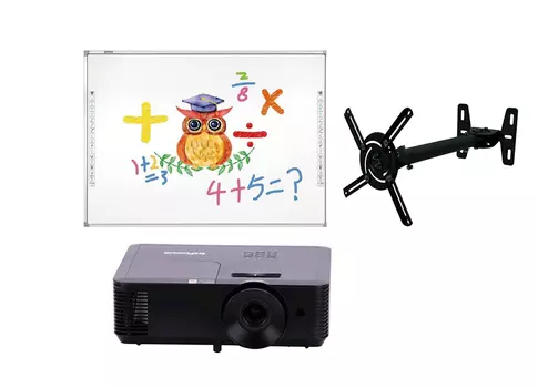 Интерактивная доска HB-82IN-H03, 82 в комплекте с проектором Infocus IN114BB и креплением Wize WPB-B