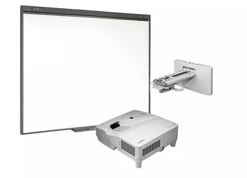 Интерактивная доска SMART Board SB480 с мультимедийным проектором NEC UM301X и креплением NEC NP04WK