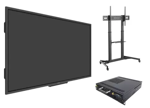 Интерактивная панель_TT-7520HO + OPS компьютер S062-i3-9100 + мобильная стойка DSM-P1060CL