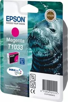 Картридж экстраповышенной емкости с пурпурными чернилами Epson T1033 (C13T10334A10)