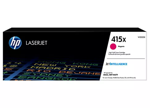 Картридж повышенной емкости LaserJet 415X Magenta (W2033X)