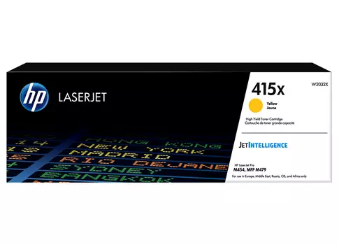 Картридж повышенной емкости LaserJet 415X Yellow (W2032X)
