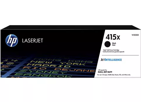 Картридж повышенной емкости LaserJet 415X Black (W2030X)