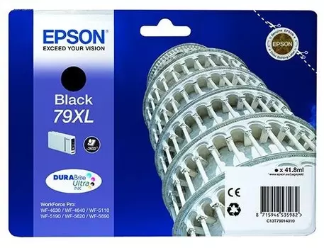 Картридж повышенной емкости с черными чернилами T7901 для WF-5110DW/WF-5620DWF (C13T79014010)
