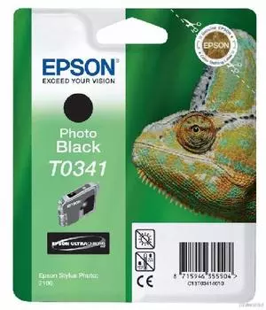 Картридж с черными фото чернилами Epson T0341 для SP2100 (C13T03414010)