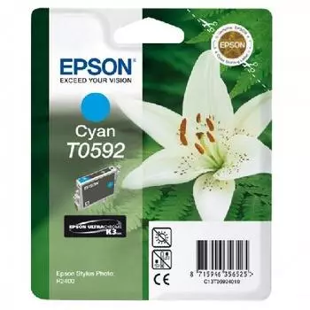 Картридж с голубыми чернилами Epson T0592 (C13T05924010)