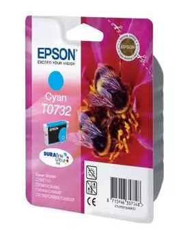 Картридж с голубыми чернилами T0732 (C13T10524A10)