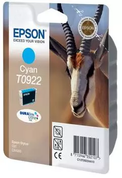 Картридж с голубыми чернилами Epson T0922 (C13T10824A10)