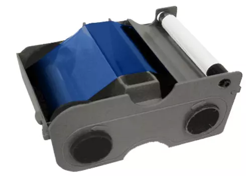 Картридж с лентой и чистящим валиком синяя лента 45103