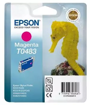 Картридж с пурпурными чернилами Epson T0483 для R200, R300 (C13T04834010)