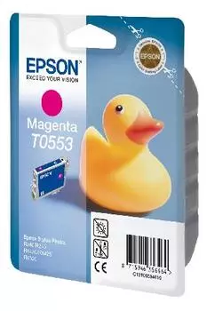 Картридж с пурпурными чернилами Epson T0553 для RX240, RX420 (C13T05534010)