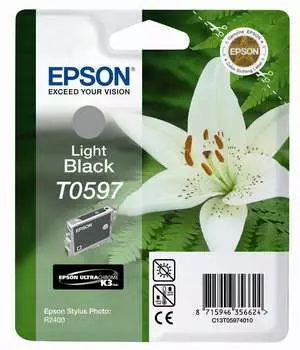 Картридж с серыми чернилами Epson T0597 (C13T05974010)