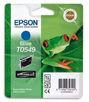 Картридж с синими чернилами Epson T0549 (C13T05494010)