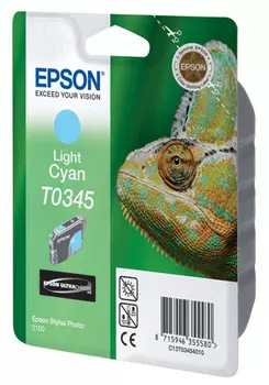 Картридж со светло-голубыми чернилами Epson T0345 для SP2100 (C13T03454010)