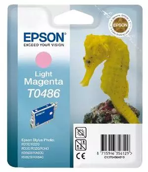 Картридж со светло-пурпурными чернилами Epson T0486 для R200, R300 (C13T04864010)