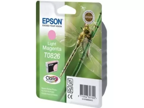 Картридж со светло-пурпурными чернилами Epson T0826 (C13T11264A10)