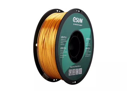 Катушка eSilk PLA-пластика 1.75 мм 1 кг, золотистая