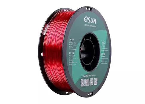 Катушка PETG-пластика 1.75 мм 1 кг, пурпурно-красный