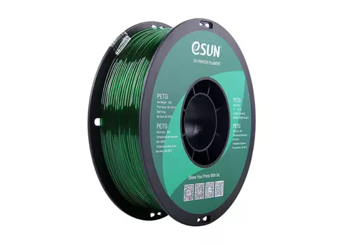 Катушка PETG-пластика 1.75 мм 1 кг, зелёная