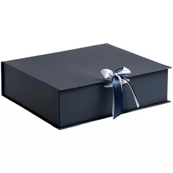 Коробка на лентах Tie Up, синяя