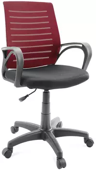 Кресло оператора Гелеос Бонд, бордовое