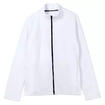 Куртка флисовая унисекс Manakin, белая, размер M/L