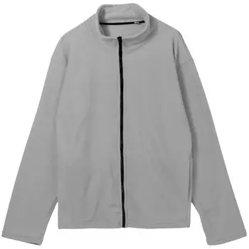 Куртка флисовая унисекс Manakin, серая, размер XS/S