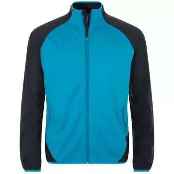 Куртка софтшелл мужская ROLLINGS MEN бирюзовая с темно-синим, размер M