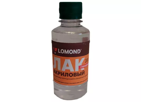 Лак акриловый глянцевый , 200 мл (1500105)