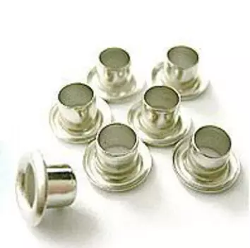 Люверсы / Колечки Piccolo (серебро), 5.5 мм, 8000+-10% шт, 1 кг