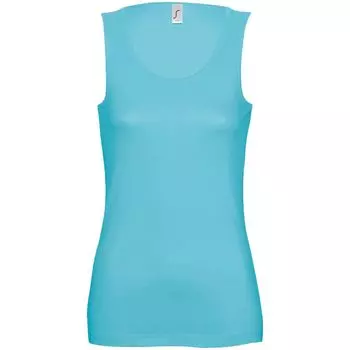 Майка женская JANE 150, бирюзовая, размер L