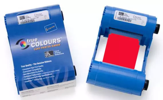 Монохромный красный картридж Zebra TrueColours 800033-802