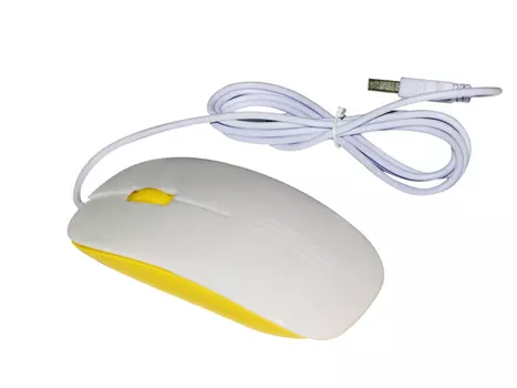 Мышка компьютерная M3DYG для термотрансфера желтая