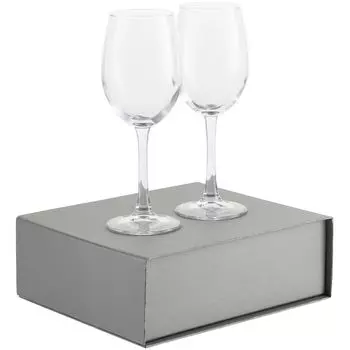 Набор бокалов для вина Wine House, серебристый