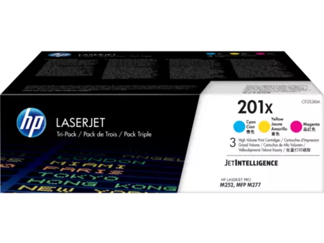 Набор цветных картриджей 201X CF253XM