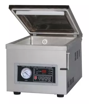Настольная вакуум-упаковочная машина DZ-260/PD (нерж.)
