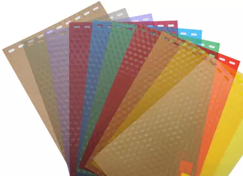 Обложки пластиковые, Кристалл, A4, 0.18 мм, Оранжевый, 100 шт