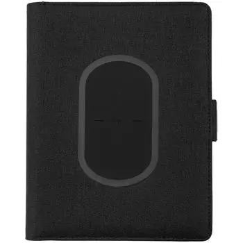 Органайзер Midstream с блокнотом и аккумулятором, черный