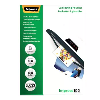 Пакетная пленка для ламинирования A5, 154 x 216 мм, Глянцевая, 100 мкм, 100 шт