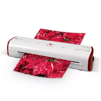 Пакетный ламинатор_ЛМ A4 Модерн белый+красный