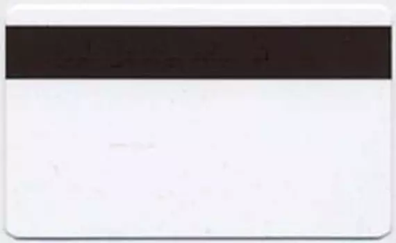 Пластиковые карты белые с магнитной полосой 11006