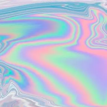 Пленка для термопереноса на ткань радужное серебро