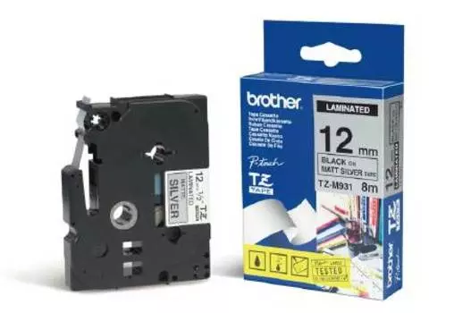 Плёнка для наклеек металлизированная Brother TZE-M931